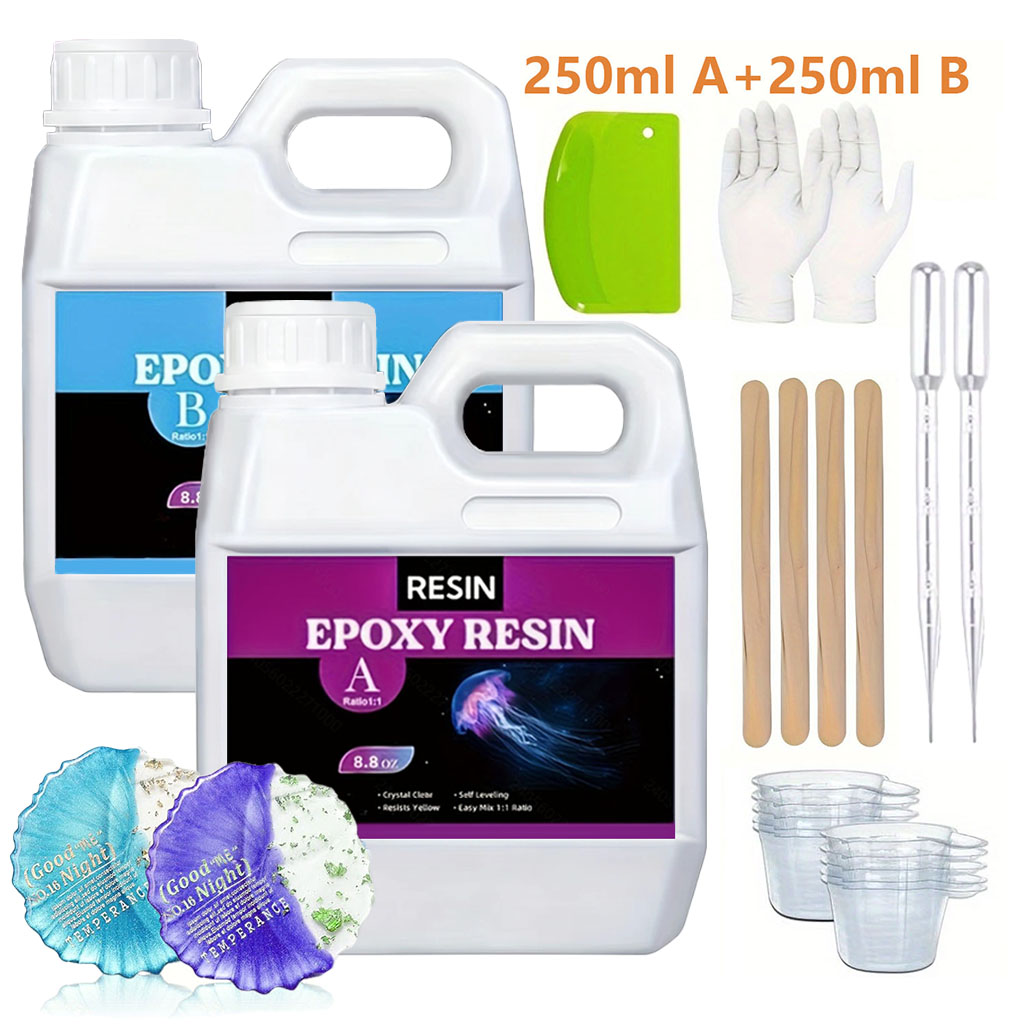 125ml/250ml クリスタルクリアキャスティングレジン - Resin Jewelry Kit のレビューと価格
