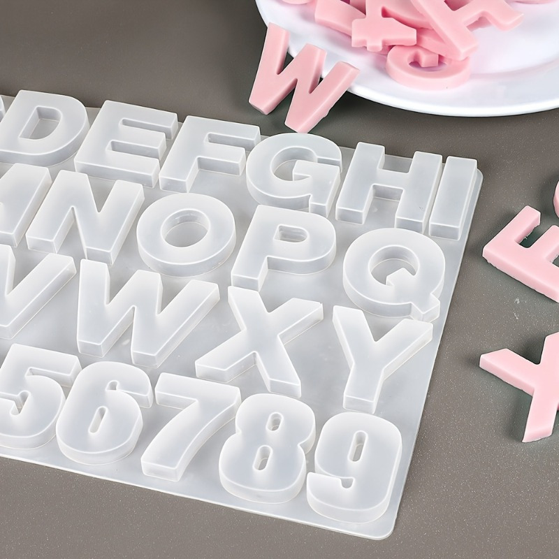AからZまでの文字ペンダントシリコンモールド、アルファベット - Serving Tray Mold のレビューと価格