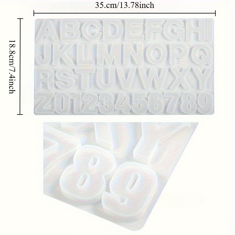 AからZまでの文字ペンダントシリコンモールド、アルファベット - Serving Tray Mold のレビューと価格