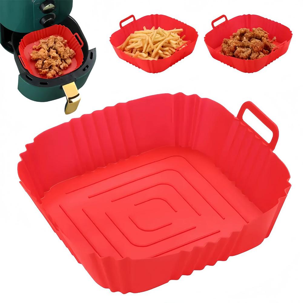 再利用可能なエアフライヤーパンライナーアクセサリーシリコンエ - Silicone Mold Tray のレビューと価格