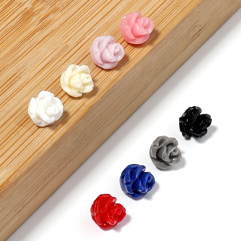 ジュエリー作り用の模造珊瑚ビーズ,色とりどりの人工花,ブレス - Flower Preservation Resin のレビューと価格