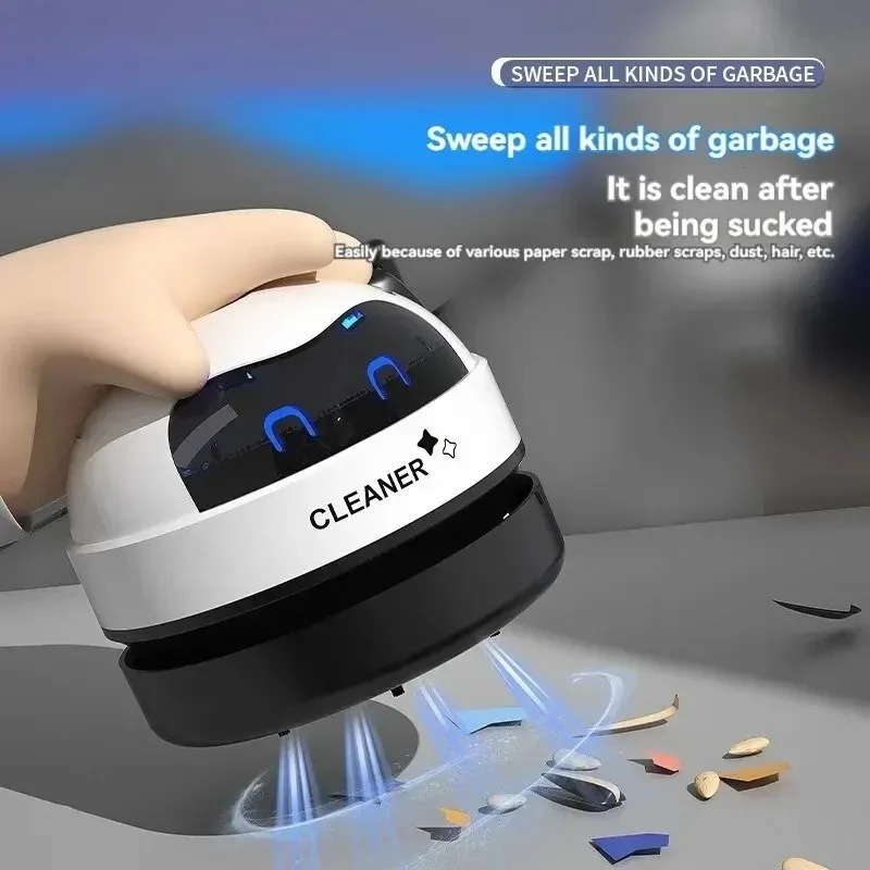 最新モデル ワイヤレスUSB充電式デスクトップダストクリーナ - Vacuum Chamber Small のレビューと価格