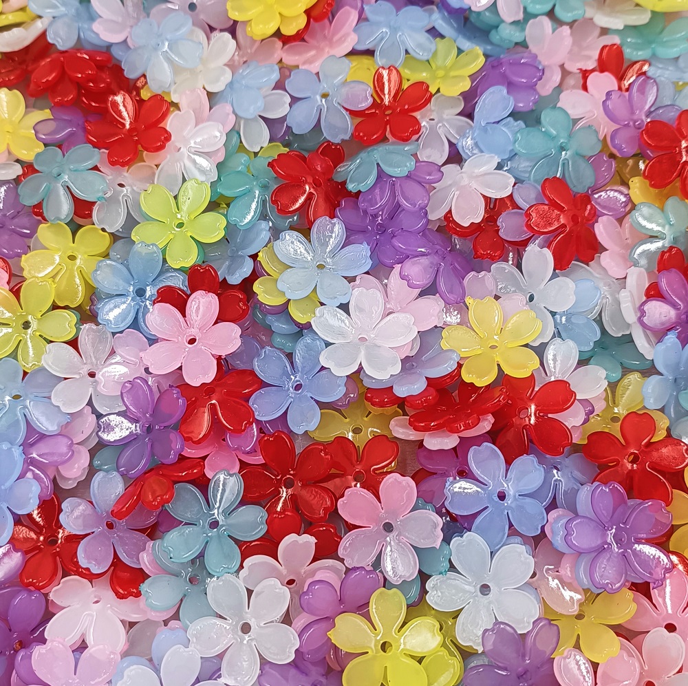 ジュエリー作り用樹脂ビーズ,5花びらのヘアアクセサリー,手作 - Flower Preservation Resin のレビューと価格