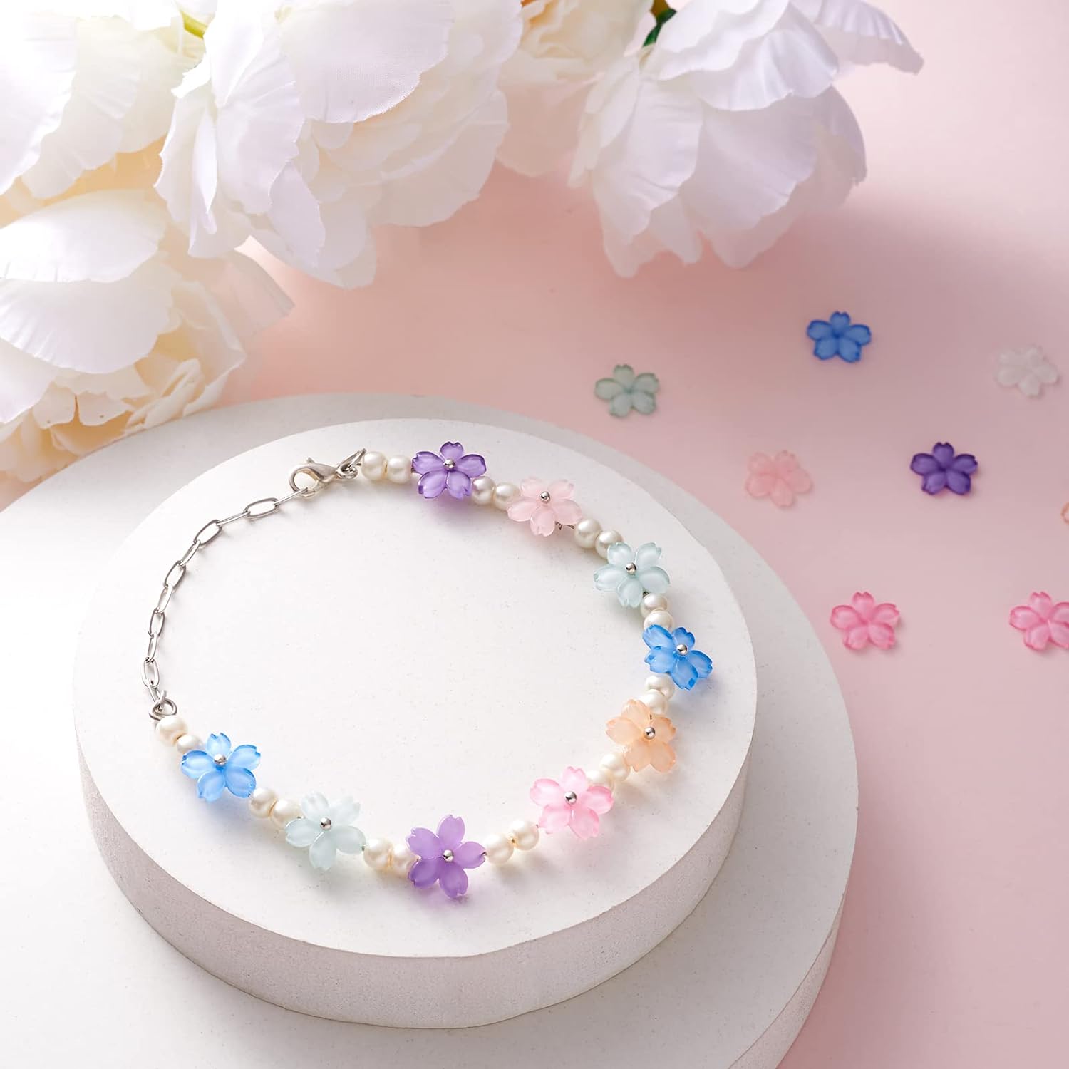 ジュエリー作り用樹脂ビーズ,5花びらのヘアアクセサリー,手作 - Flower Preservation Resin のレビューと価格